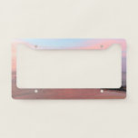 Sunrise at Waikiki Beach License Plate Frame