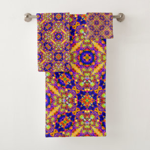 sunrise beach bath towel set