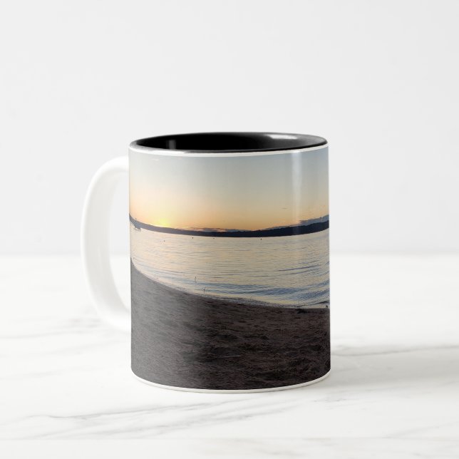 Sunrise beach Coffee Mugs (Front Left)