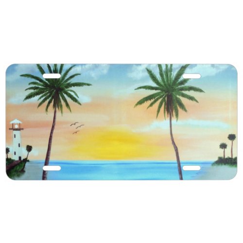 Sunrise Beach License Plate