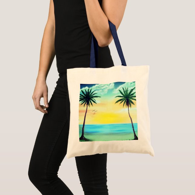 Sunrise Beach Tote Bag (Front (Product))