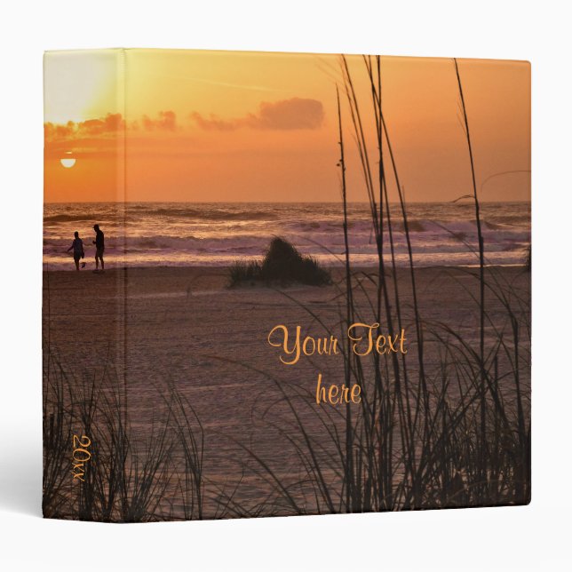 Sunrise Beach Walk 1.5" Vacation Binder (Front/Spine)