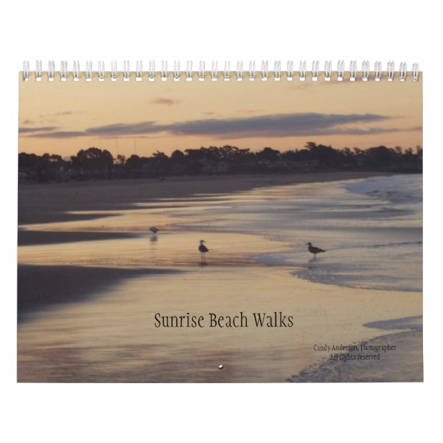 Sunrise Beach Walks Calendar (Cover)