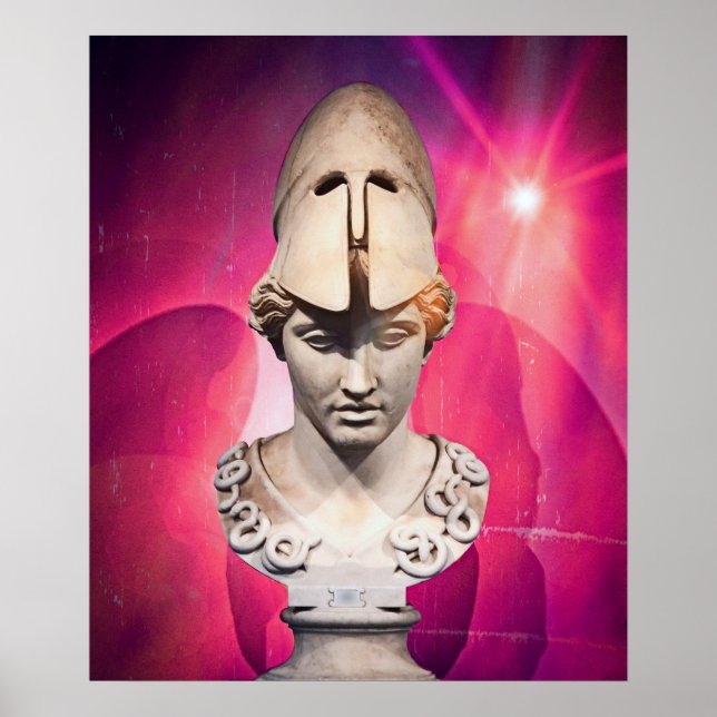 Sunrise Berlin Statue Poster (Front)