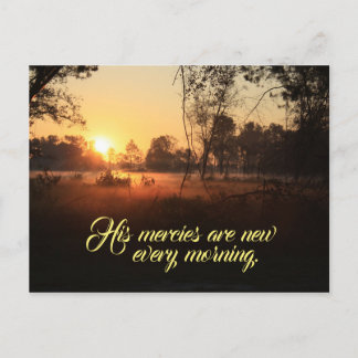 Sunrise Bible Verse Postcard