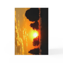 Sunrise blank greeting card