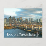 Sunrise Boston Massachusetts Skyline - Usa Postcard at Zazzle