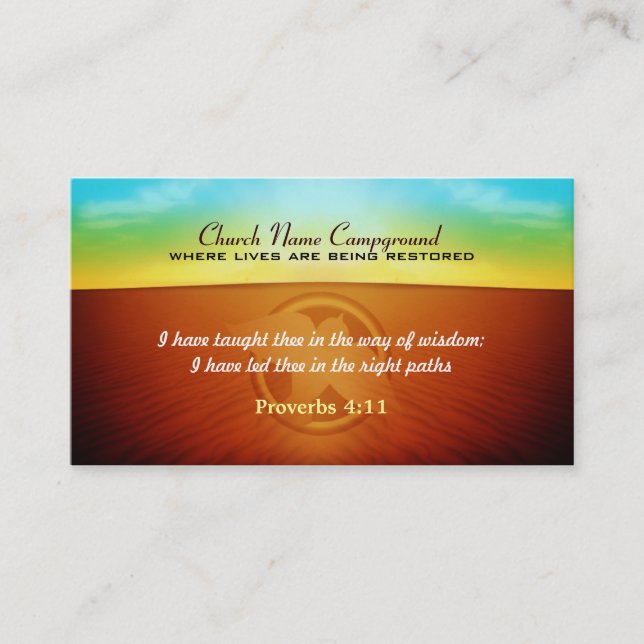 sunrise Business Cards with Logo (Front)