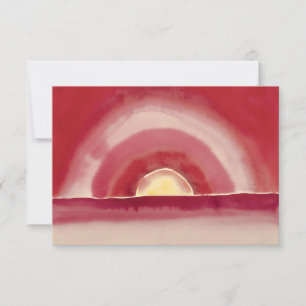 Sunrise by Georgia O'Keefe Card