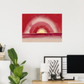 Sunrise by Georgia O'Keeffe paintings Poster (Home Office)