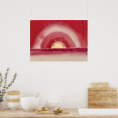 Sunrise by Georgia O'Keeffe paintings Poster (Kitchen)