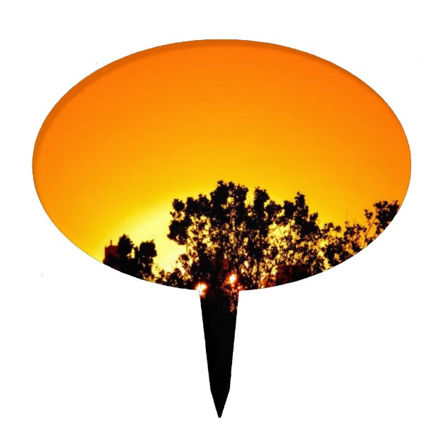 Sunrise Cake Topper (Front)