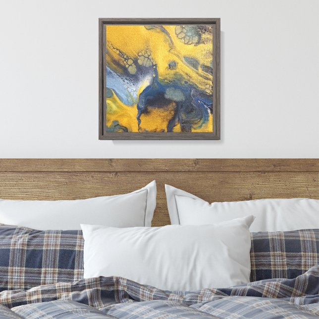"Sunrise" Canvas Print (Insitu(Bedroom))