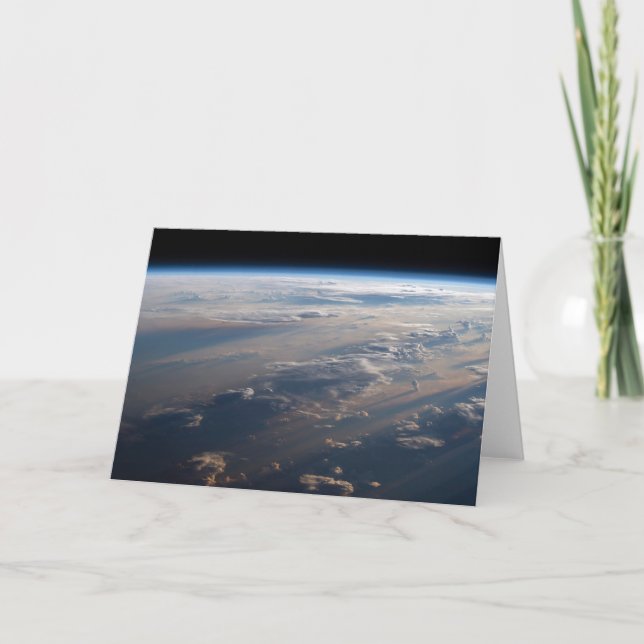 Sunrise Casts Long Shadows Over Philippine Sea Card (Front)