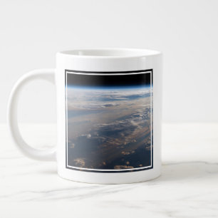 Sunrise Casts Long Shadows Over Philippine Sea Giant Coffee Mug