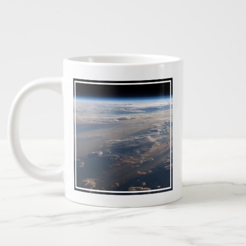 Sunrise Casts Long Shadows Over Philippine Sea Giant Coffee Mug