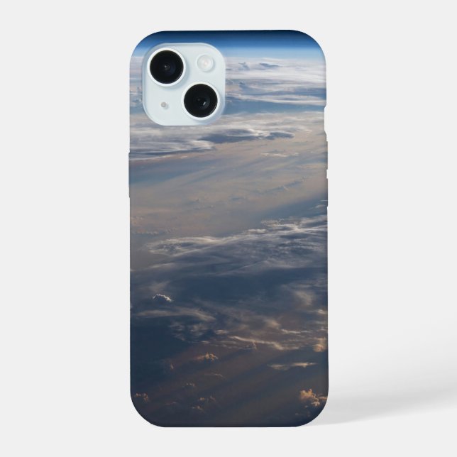 Sunrise Casts Long Shadows Over Philippine Sea Iphone Case (Back)