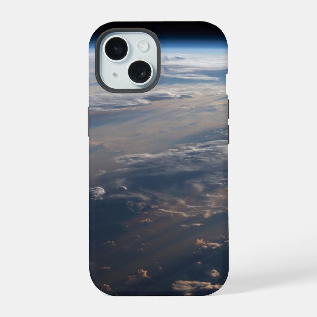 Sunrise Casts Long Shadows Over Philippine Sea Iphone Case (Back)