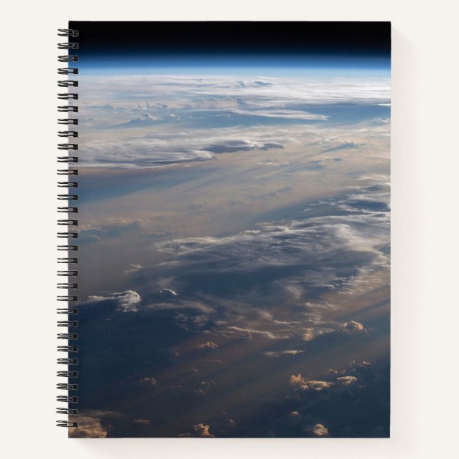 Sunrise Casts Long Shadows Over Philippine Sea Notebook (Front)