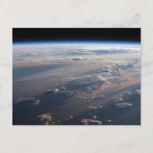 Sunrise Casts Long Shadows Over Philippine Sea Postcard