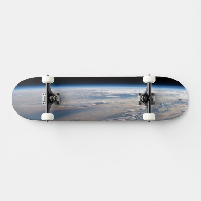 Sunrise Casts Long Shadows Over Philippine Sea Skateboard (Horz)