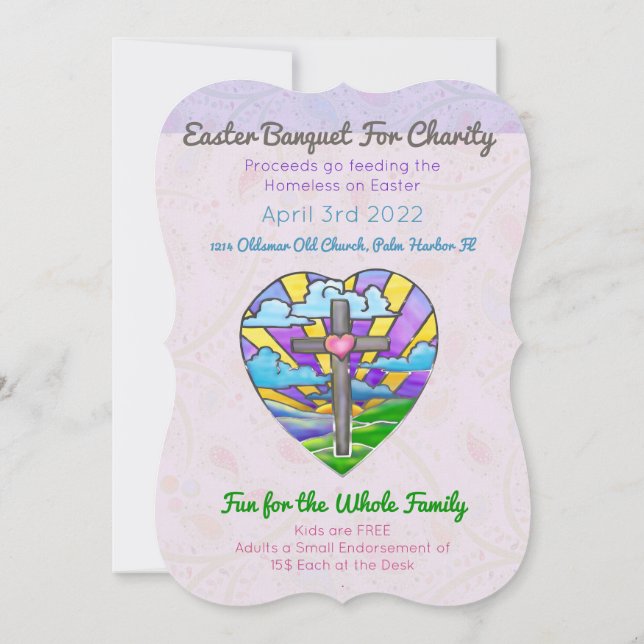 Sunrise Catholic Folk Art Easter INVITE EVENT (Back)