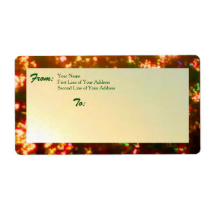 Sunrise Christmas Lights Photo 1, Version 2 Label