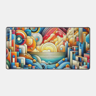 Sunrise City Desk Mat