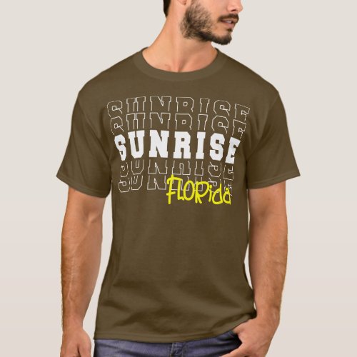 Sunrise city Florida Sunrise FL T_Shirt