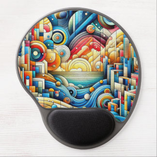 Sunrise City Gel Mouse Pad