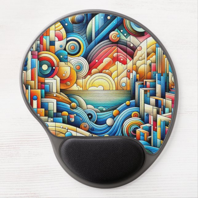 Sunrise City  Gel Mouse Pad (Front)