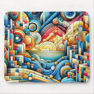 Sunrise City Mouse Pad