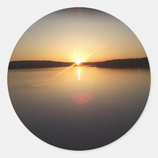 Sunrise Classic Round Sticker