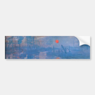 Sunrise - Claude Monet Bumper Sticker
