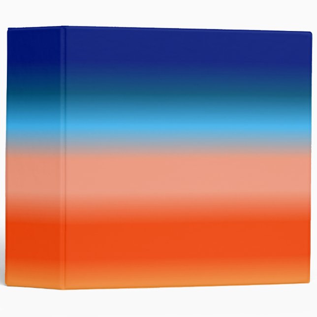 Sunrise Colors  3 Ring Binder (Front/Spine)