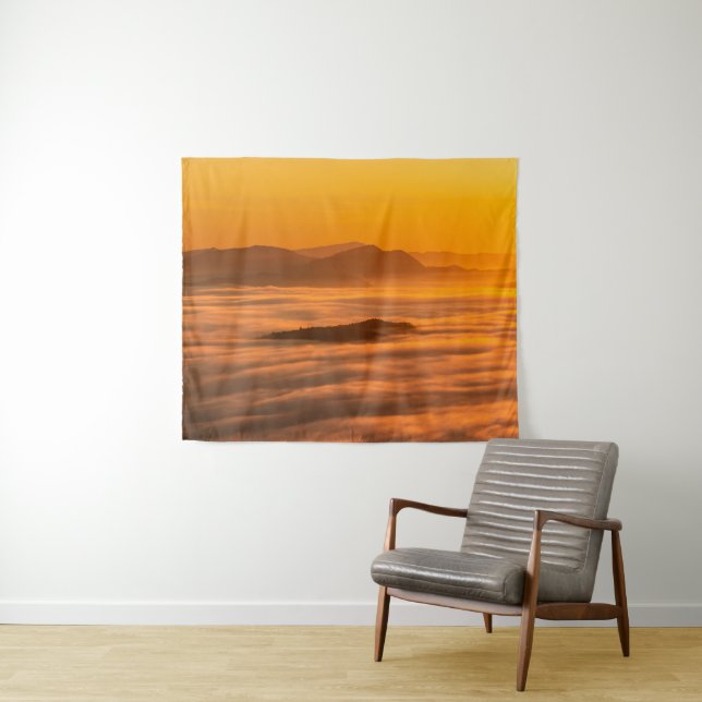 Sunrise colors and clouds tapestry (In Situ (Horizontal))
