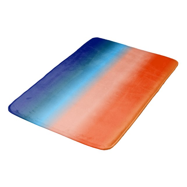 Sunrise Colors  Bath Mat (Angled)
