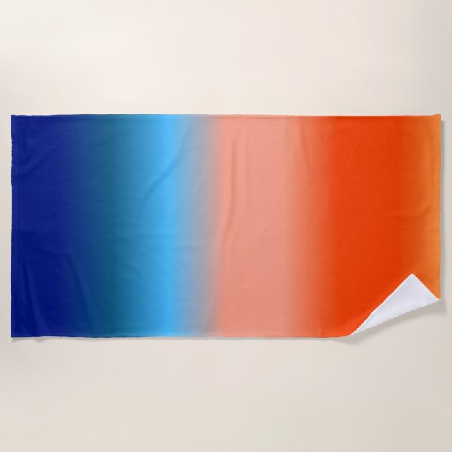 Sunrise Colors Beach Towel (Front)