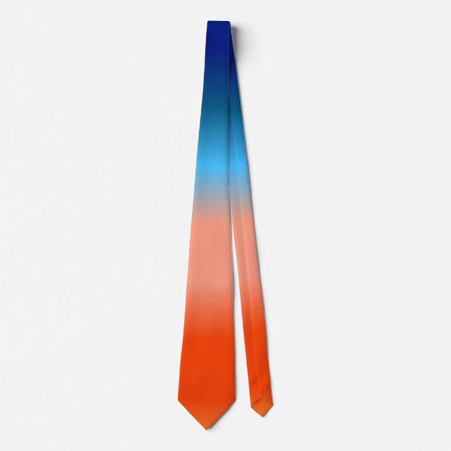 Sunrise Colors Gradient Neck Tie (Front)