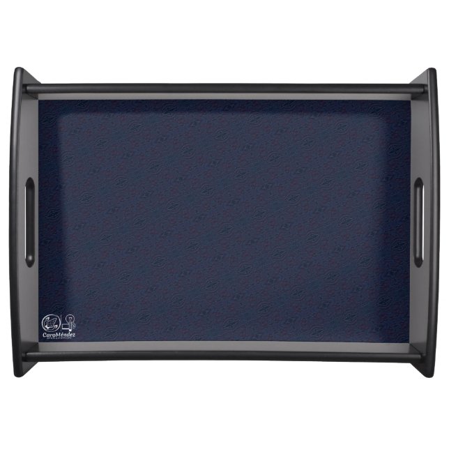 Sunrise Construction Texture #44 Serving Tray (Front)