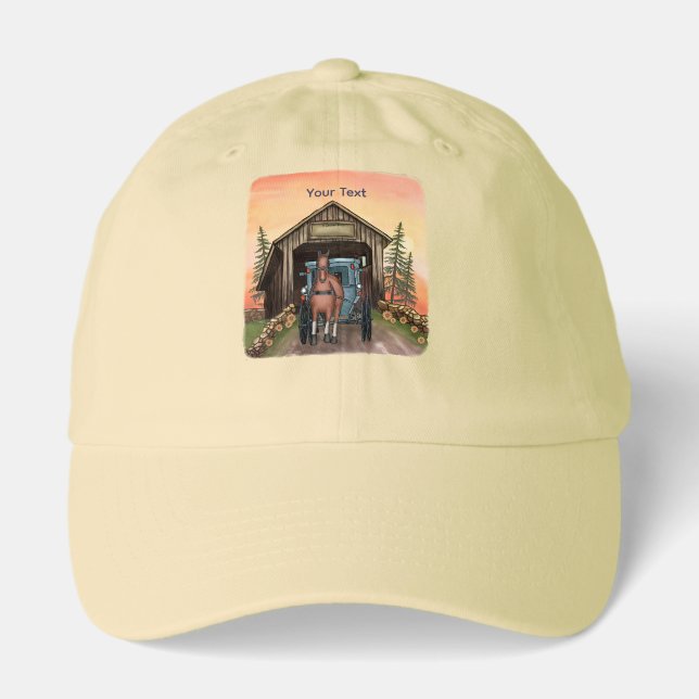 Sunrise Covered Bridge Hat (Front)