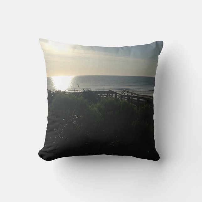 Sunrise Cuddle Throw Pillow (Front)