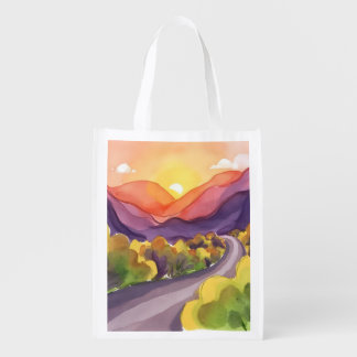 Sunrise Drive Grocery Bag