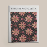 Sunrise Exotic Lotus Flower Watercolor Black Fabric