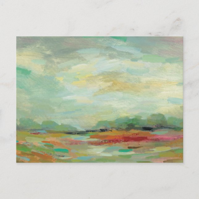 Sunrise Field Abstract Print | Silvia Vassileva Postcard (Front)