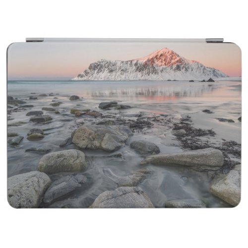 Sunrise Flakstad and Skagsanden Beach iPad Air Cover