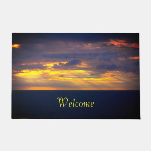 Sunrise Flight Door Mat