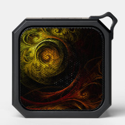 Sunrise Floral Red Abstract Art Bluetooth Speaker
