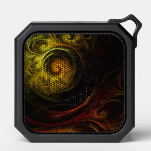 Sunrise Floral Red Abstract Art Bluetooth Speaker