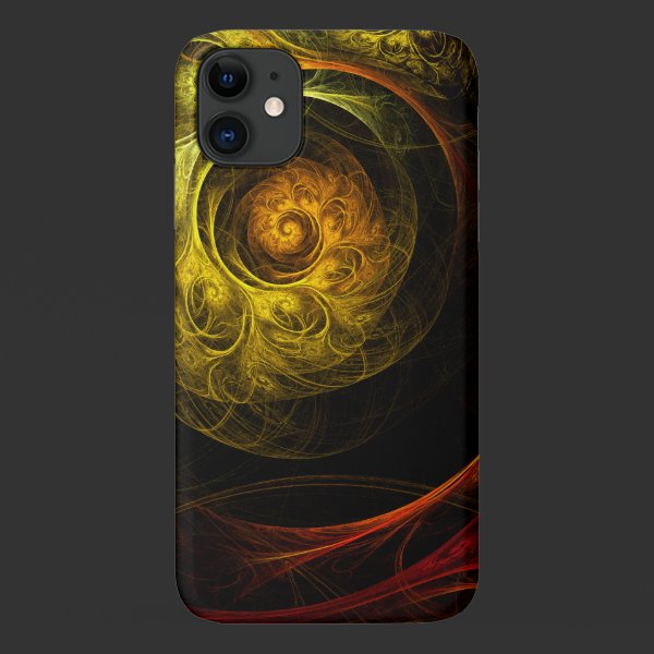 Sunrise Floral Red Abstract Art Case-Mate iPhone Case